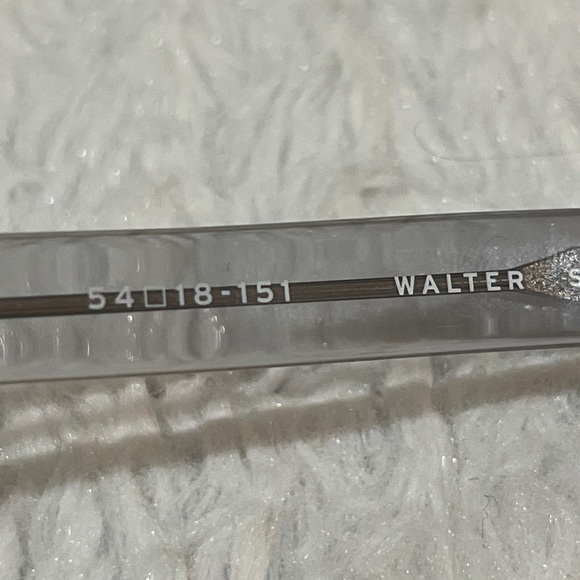 SALT. Eyeglasses Frames Only 54 [] 18-151 WALTER  Handcrafted in Japan Clear - Picture 5 of 9